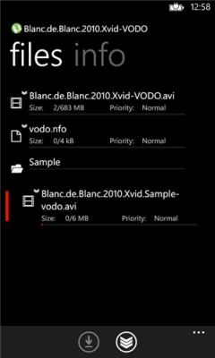 Скриншот приложения uTorrent Remote - №4