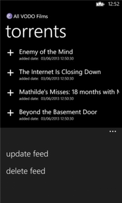 Скриншот приложения BitTorrent Remote - №7