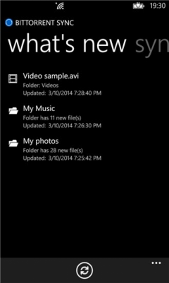Скриншот приложения BitTorrent Sync - №6