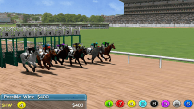 Скриншот приложения Virtual Horse Racing 3D Lite - №5