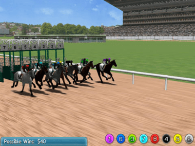 Скриншот приложения Virtual Horse Racing 3D HD FREE - №5