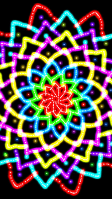 Скриншот приложения Glow Spin Art - №3