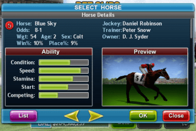 Скриншот приложения Virtual Horse Racing 3D - №4