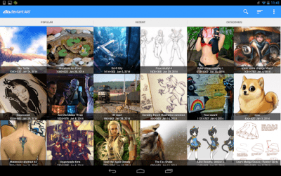 Скриншот приложения Галерея DeviantART - №5