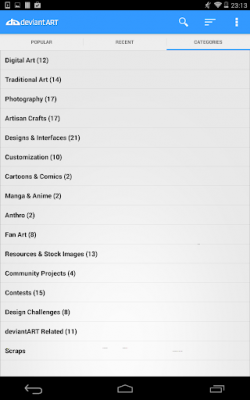 Скриншот приложения Галерея DeviantART - №8