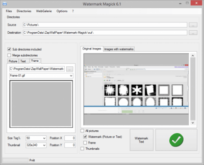 Скриншот приложения Watermark Magick - №3