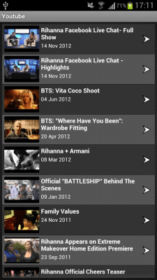 Скриншот приложения Rihanna Unofficial! - №3