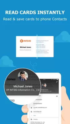 Скриншот приложения CamCard - Business card scanner & reader - №3