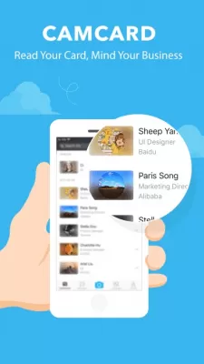 Скриншот приложения CamCard - Business card scanner & reader - №4