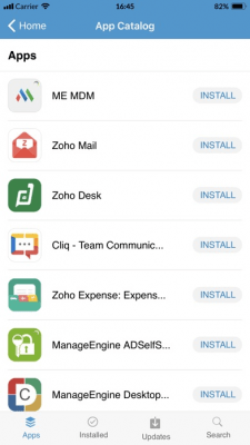 Скриншот приложения ManageEngine MDM - №10