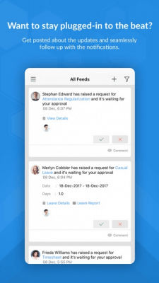 Скриншот приложения Zoho People - №4