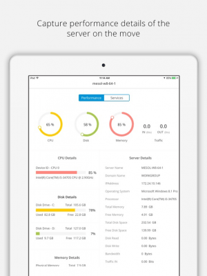 Скриншот приложения ManageEngine Server Monitor - №4
