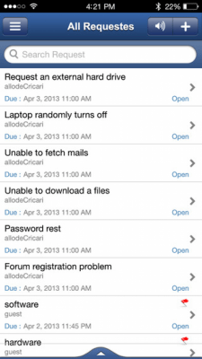 Скриншот приложения SupportCenter Plus - №5