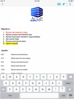 Скриншот приложения Documents To Go - for BES12 - №4