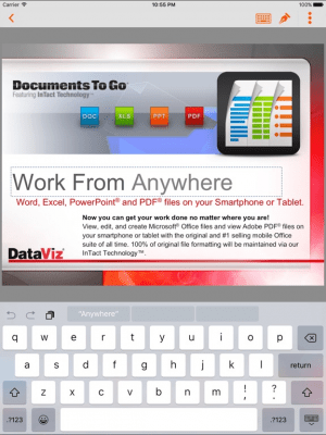 Скриншот приложения Documents To Go Premium - Office Suite - №1
