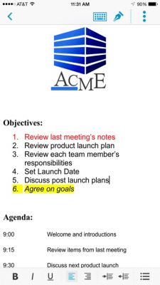 Скриншот приложения Documents To Go Premium - Office Suite - №7