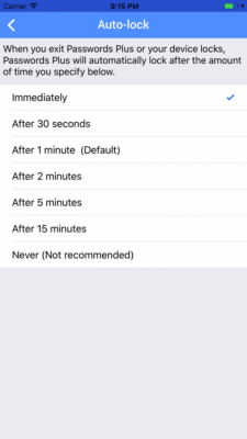 Скриншот приложения Passwords Plus – Secure Password Manager - №3