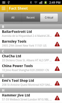 Скриншот приложения SAP Financial Fact Sheet - №6