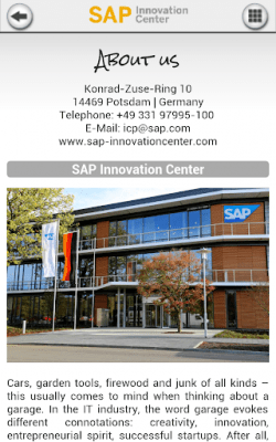 Скриншот приложения SAP Innovation Center - №2