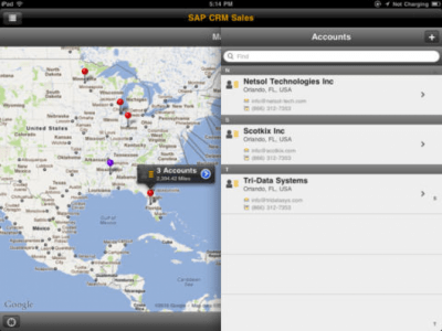 Скриншот приложения SAP CRM Sales - №3