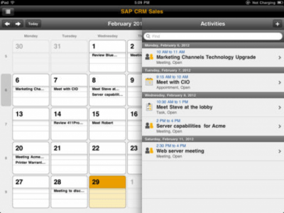 Скриншот приложения SAP CRM Sales - №5