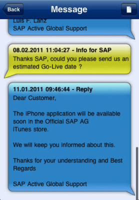 Скриншот приложения SAP Support Desk - №4