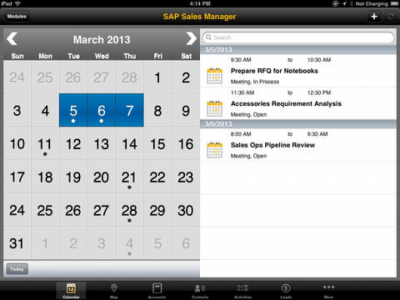 Скриншот приложения SAP Sales Manager - №5