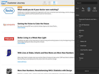 Скриншот приложения SAP Customer Journey - №2