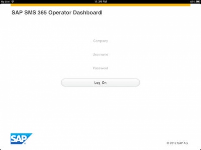 Скриншот приложения SAP SMS 365 Operator Dashboard - №5