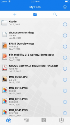 Скриншот приложения Micro Focus Filr - №4