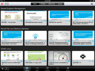 Скриншот приложения Novell in Hand for the iPad - №3