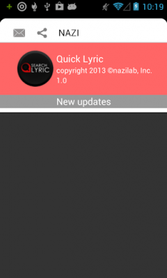 Скриншот приложения Lyric Search - №8