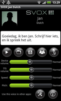 Скриншот приложения SVOX Dutch Jan Trial - №2