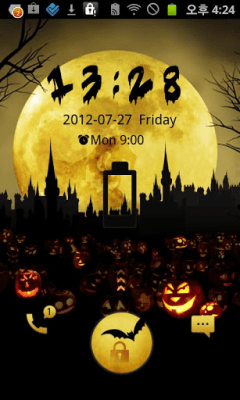 Скриншот приложения Halloween Moon Night GO Locker - №2