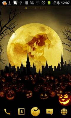 Скриншот приложения Halloween Moon Night GO Locker - №3