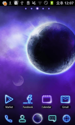 Скриншот приложения Mercury GOLauncher EX Theme - №3