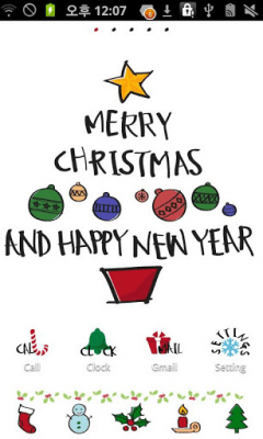 Скриншот приложения Typo Christmas Go Theme - №5
