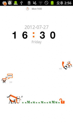 Скриншот приложения Typo Art Milk Cow GO Locker - №3