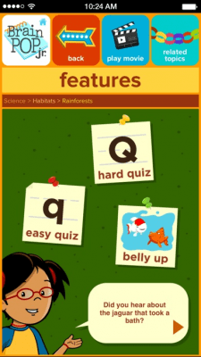 Скриншот приложения BrainPOP Jr. Movie of the Week - №3