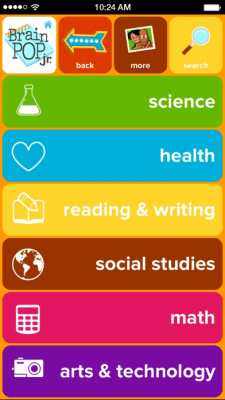 Скриншот приложения BrainPOP Jr. Movie of the Week - №5