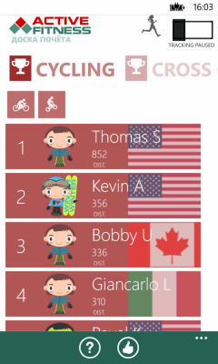 Скриншот приложения Active Fitness - №3