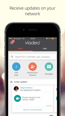 Скриншот приложения Viadeo – Develop your professional network - №4