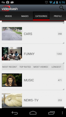 Скриншот приложения Videobash Funny Videos & Pics - №3