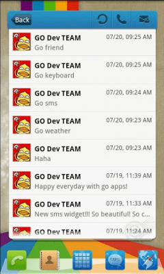 Скриншот приложения Classic Theme GO Launcher EX - №4