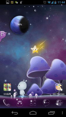Скриншот приложения Acid Planet - GO Super Theme - №3