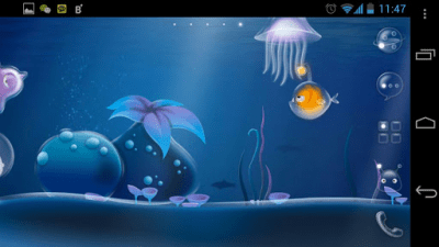 Скриншот приложения Acid Planet - GO Super Theme - №4