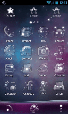 Скриншот приложения Acid Planet - GO Super Theme - №6