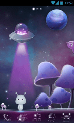 Скриншот приложения Acid Planet - GO Super Theme - №8