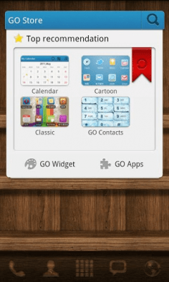 Скриншот приложения Wood Theme GO Launcher EX - №5