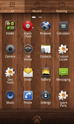Скриншот приложения Wood Theme GO Launcher EX - №6